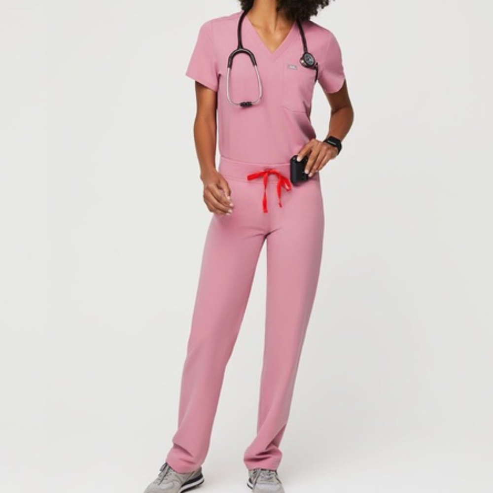 FIGS Chalk Pink Scrub